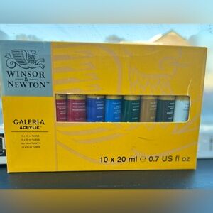 Winsor & Newton Galeria Acrylic Paint Set - Multicolor 10x20ml 0.7 US fl oz